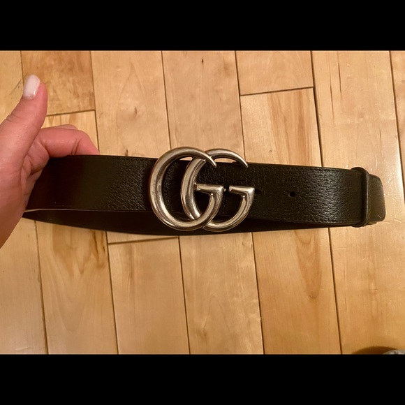 Gucci Marmont belt w silver hardware - Picture 2 of 7